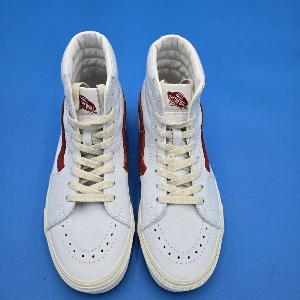 VANS SK8-HI VINTAGE POP Leather SNEAKERS/SHOES Women's 7.5 Men's 6‎ NEW